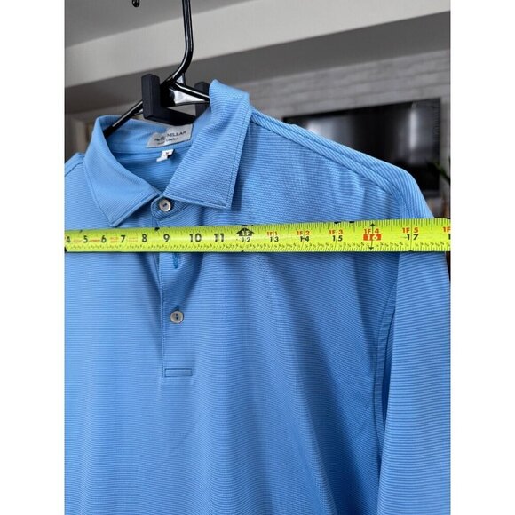 PETER MILLAR Blue Crown Sport Grace Performance Mesh Polo Mens Size Medium - Picture 4 of 8